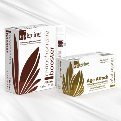 Perfektes Duo Mitochondria Booster und Age Attack